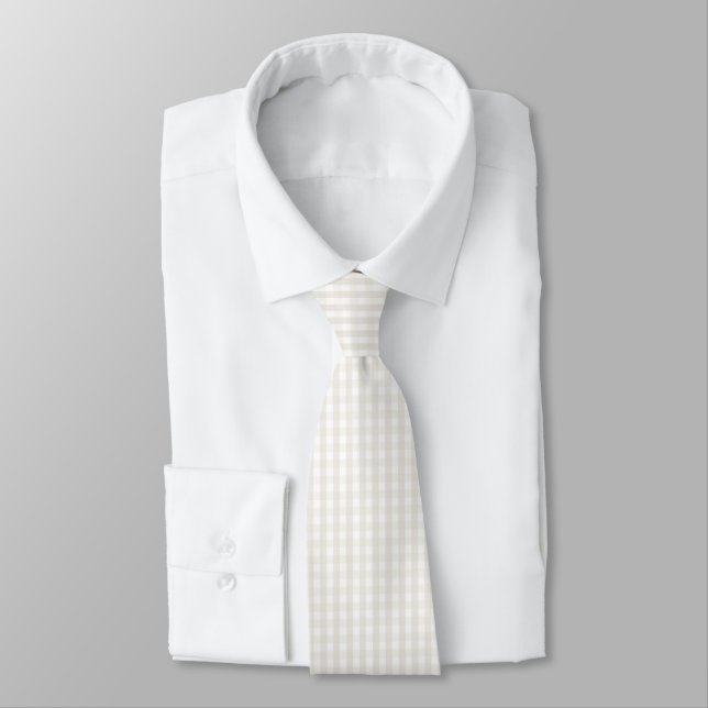 Gravata Gingham Design Neck Tie (Amarrado)