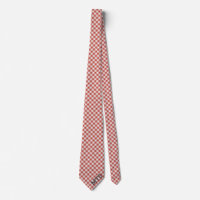 Gingham Vermelho e Branco Monograma Verificado Cas