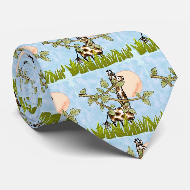 Gravata Girafa se Escondendo (Rolled)