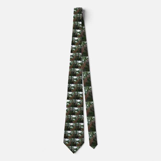 Gravata Giraffe_Adventure_Mens_Silk_Tie. (Frente)