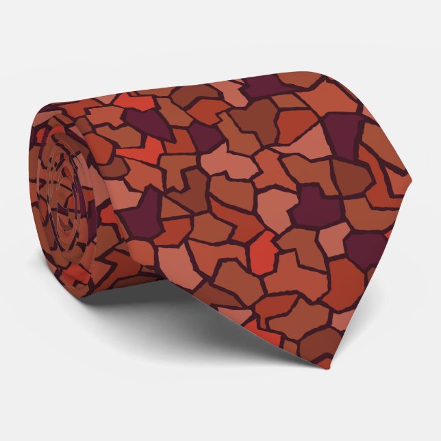 Gravata Giraffe Tie - Giraffe Pattern Men's Neck Tie (Rolled)