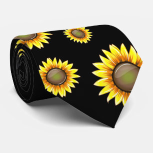 Gravata Girassol brilhante ensolarado