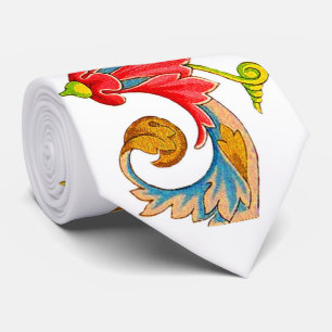 Gravata girassol, impressão