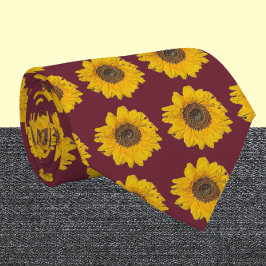 Gravata girassol no2