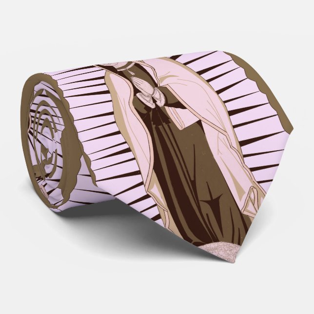 Gravata Glória À Nossa Senhora De Guadalupe (Rolled)