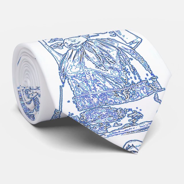 Gravata Glória ao Santo Bernadette (Rolled)