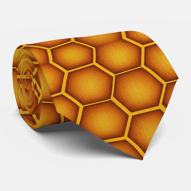 Gravata Golden Honeycomb Hexagon (Rolled)