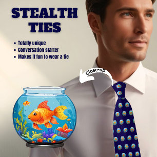 Gravata Goldfish Bowl Stealth Tie