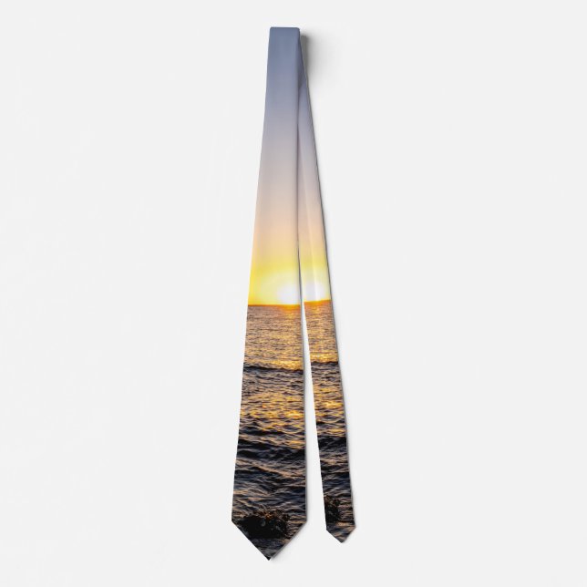 Gravata Golfo De Breeze E Jetty Sunset Tie (Frente)