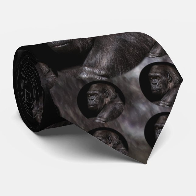 Gravata Gorila das montanhas - pensador (Rolled)