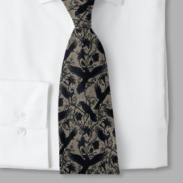 Gravata Gothic Raven Dark Academia Alternative Wedding