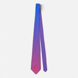Gravata Gradiente azul e cor-de-rosa