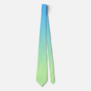 Gravata Gradiente Azul e Verde