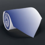 Gravata Gradiente Branco Azul Moderno<br><div class="desc">Esta gravata minimalista apresenta um gradiente moderno de azul a branco.</div>