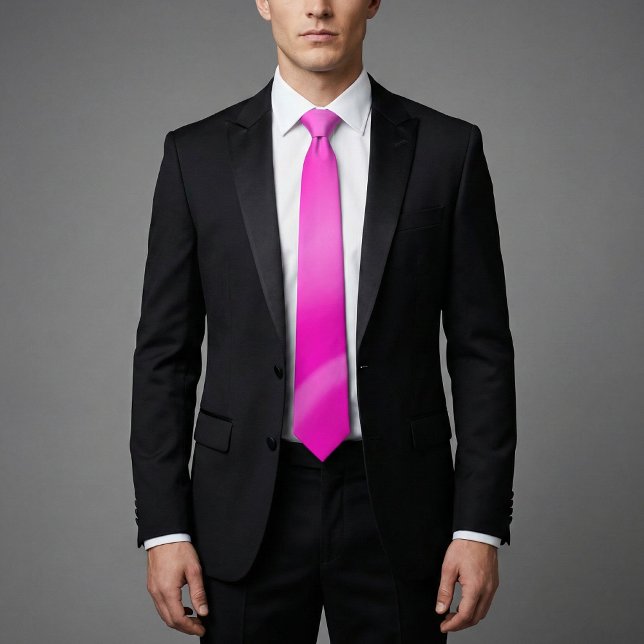 Gravata Gradiente Ombre Rosa Vibrante (Criador carregado)
