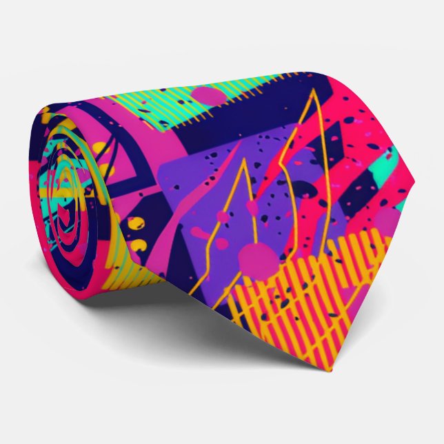 Gravata graffiti print teen abstract pattern background  (Rolled)