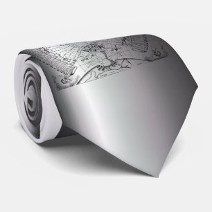 Gravata Gráfico de Astrologia Zodiac