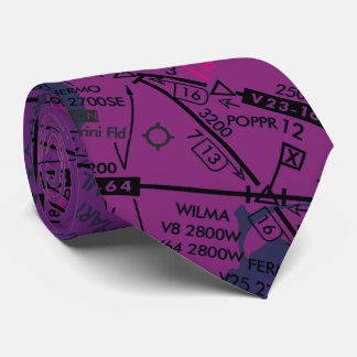 Gravata Gráfico de Aviação