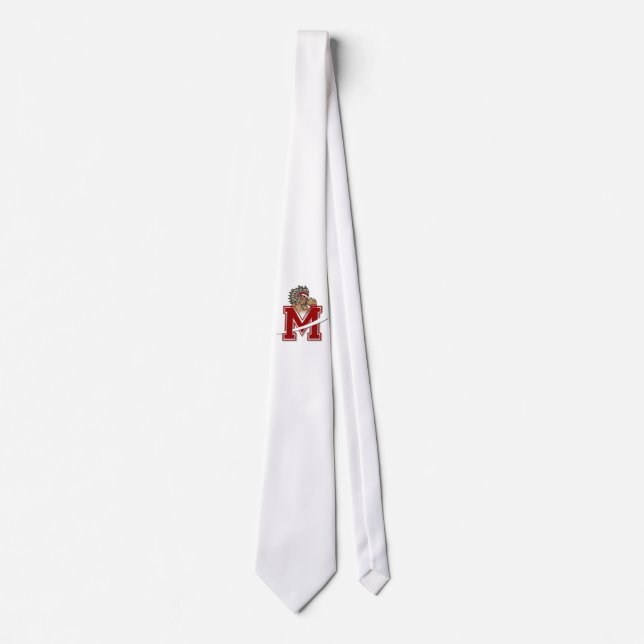 Gravata gráfico de índio vermelho nativo em (Frente)