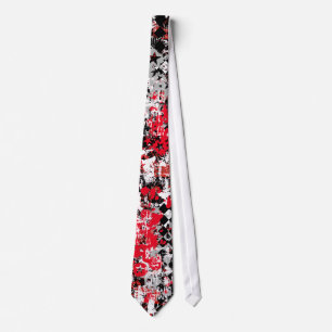 Gravata Grafite Emo Scene Neck Tie