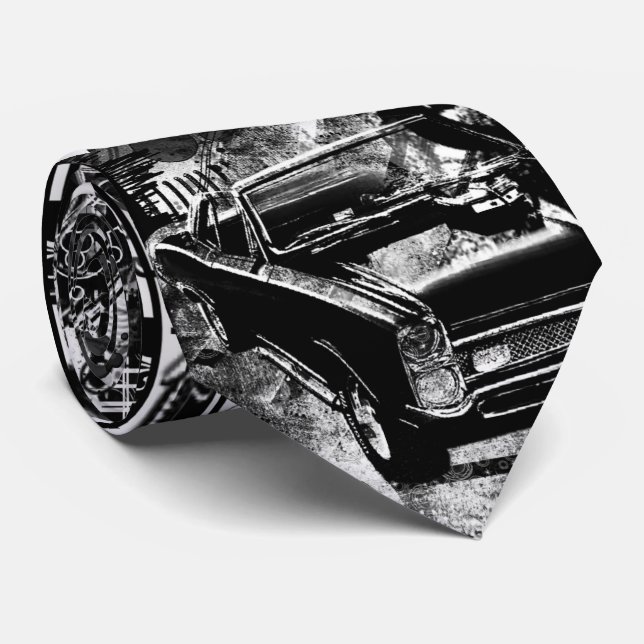 Gravata grafites (Rolled)