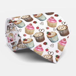 Gravata Grama de cupcake doce e doce comprado