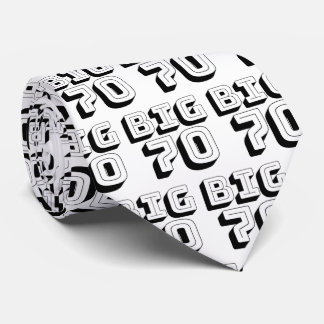 Gravata GRANDE 70 de aniversário de 70 anos