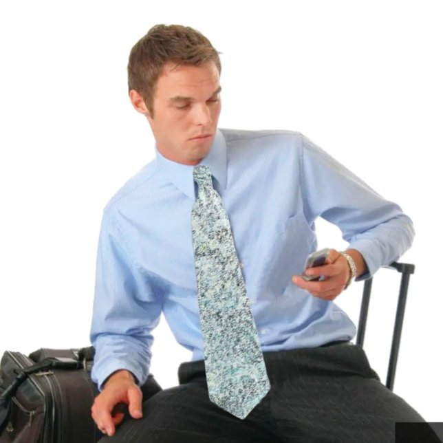 Gravata Granite envelhecido (This Aged Granite design, gives a textural look, to this neck tie!)