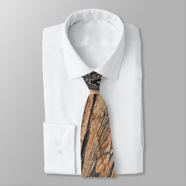 Gravata Granite Stone Pattern Tie (Amarrado)