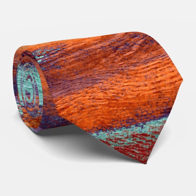 Gravata Grãos de madeira de cor retrorativa nº 5 (Rolled)