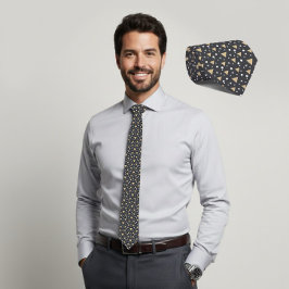 Gravata Graphite Geometry Luxe Tie