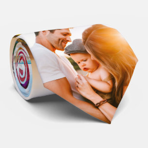 Gravata Gravação 6 Borda do Modelo de Foto Impressa