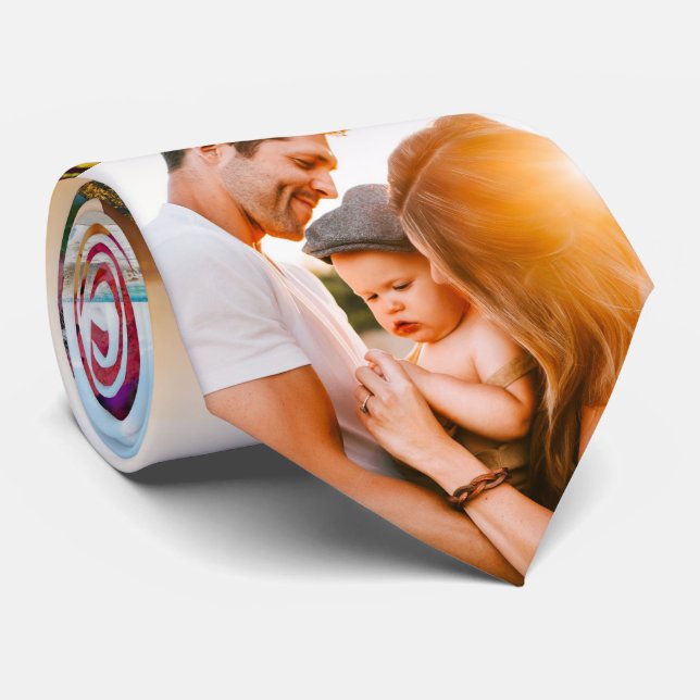 Gravata Gravação 6 Borda do Modelo de Foto Impressa (Rolled)