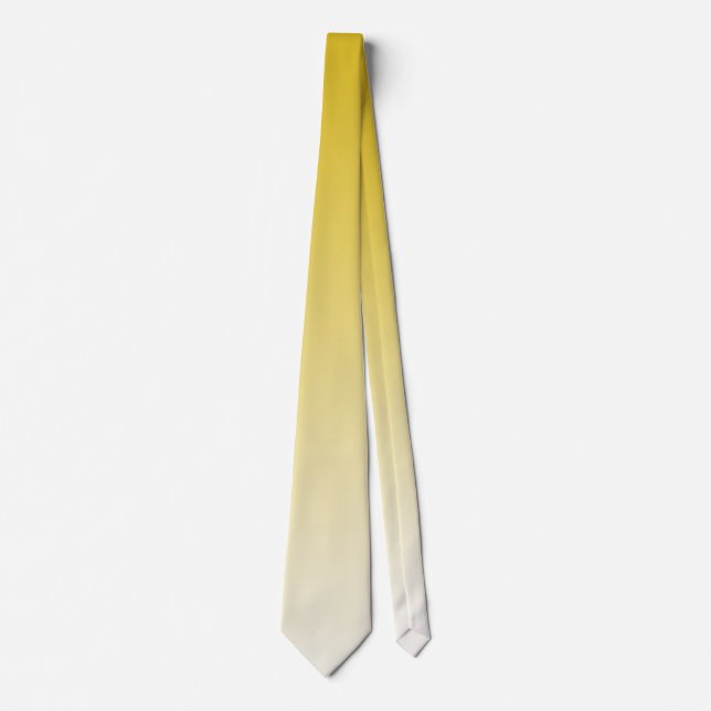 Gravata Gravação Amarela (Frente)