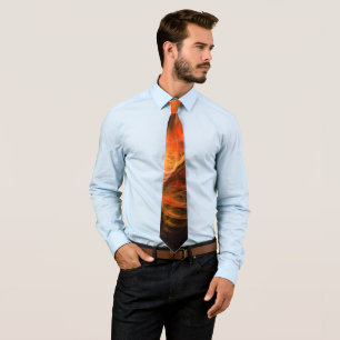 Gravata Gravação de Abstrato de Arte Ligeira