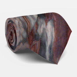 Gravata Gravação de Padrão de Pedra Natural