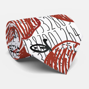 Gravata Gravação do Padrão do Número Pi da Apple