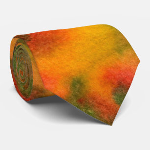 Gravata Gravador Abstract Design "Cosmos Yellow"