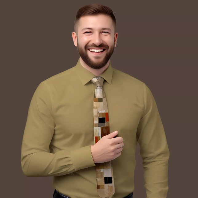 Gravata Gravador Geométrico Coletor Padrão (Criador carregado)