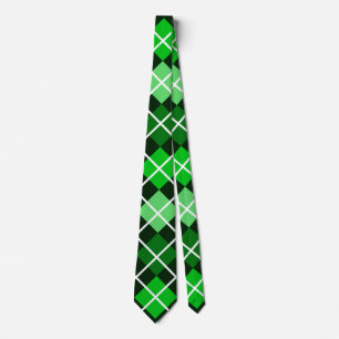 Gravata Green Argyle Tie