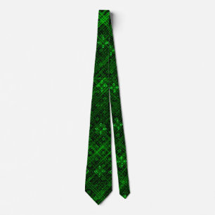 Gravata Green Argyle Tie
