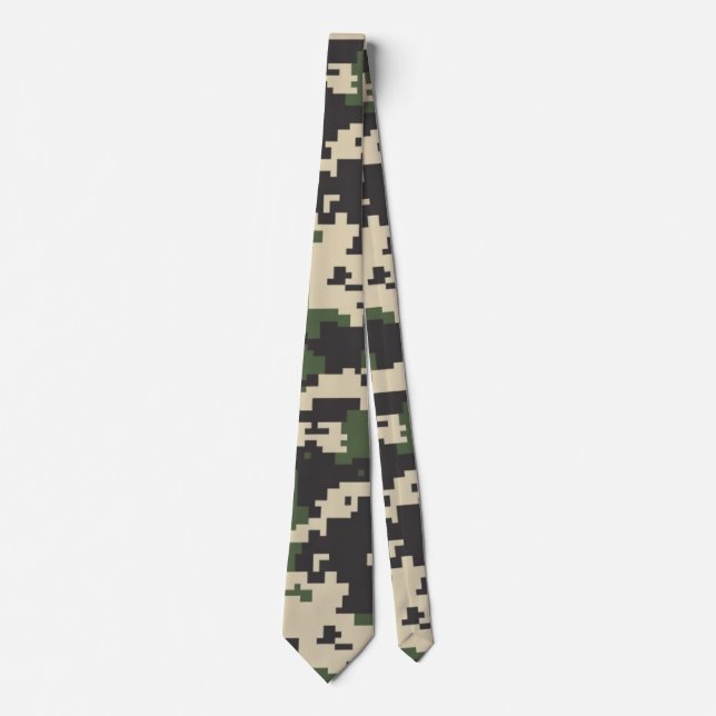 Gravata Green Digital Camouflage Pattern (Frente)