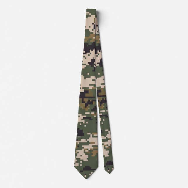 Gravata Green Digital Camouflage Pattern (Frente)