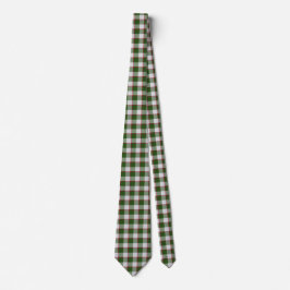 Gravata Green House and Mischka Gray Plaid Neck Tie