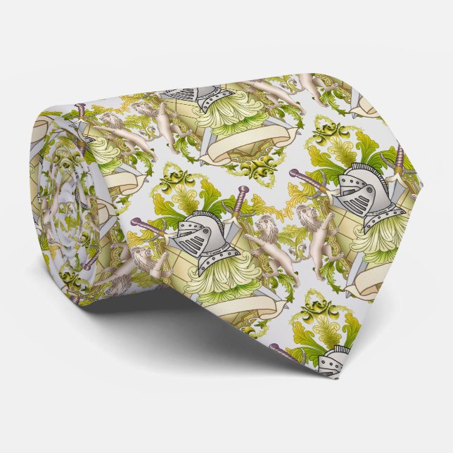 Gravata Green Knight Family Crest (Rolled)