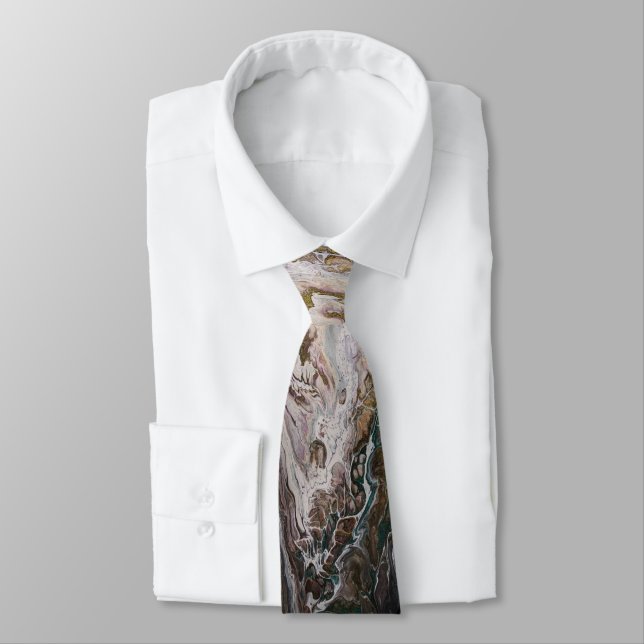 Gravata "Green Ripple" por JAD Neck Tie n.º 2 (Amarrado)