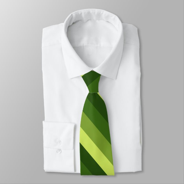 Gravata Greenery Stripes Tie (Amarrado)