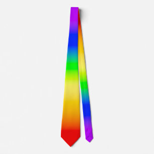 Gravata Grelha LGBT Gradient Ombre