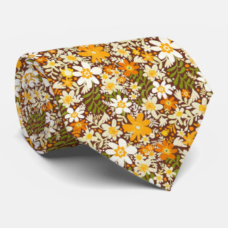 Gravata Groovy Boho Flores de Primavera