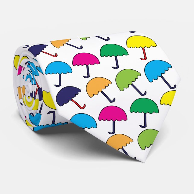 Gravata Guarda-chuva Colorido Guarda-chuva  (Rolled)
